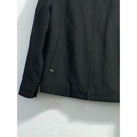 Hart Schaffner Marx Wool Blend Twill Raider Coat Men's XL Zip Dark Jacket - Picture 3 of 6